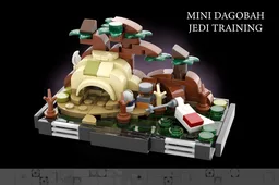 Mini Dagobah Training Diorama