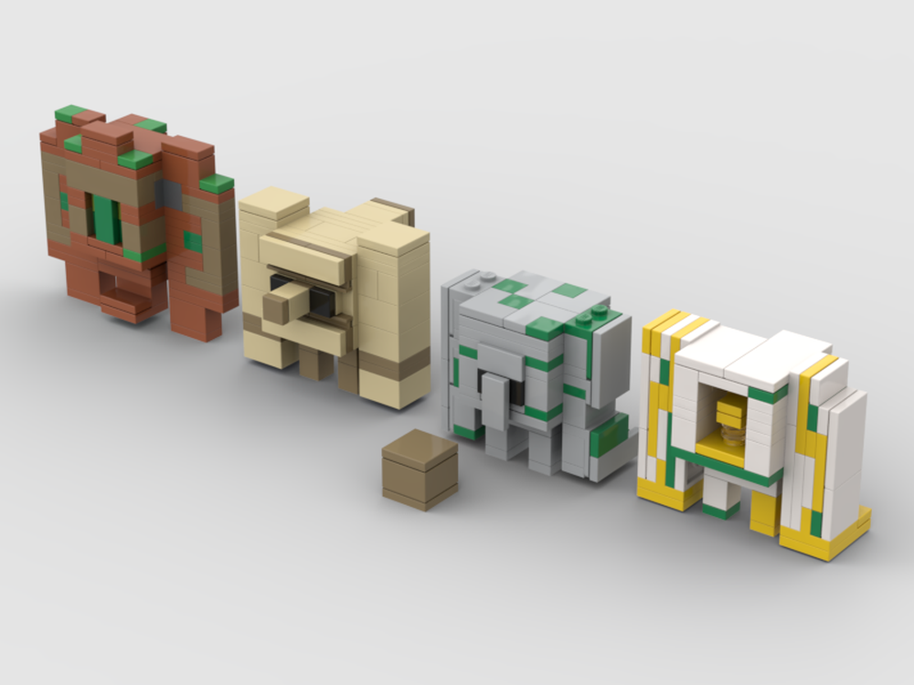 Lego Four Firsts (Minecraft Legends)
