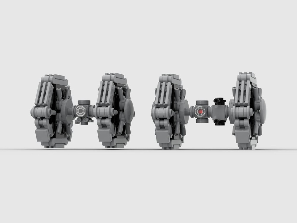 Lego TIE-LN and TIE-RB fighter craft