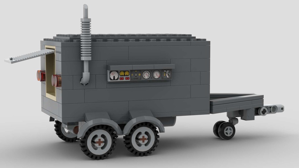 Lego Battery pack in a mobile generator look