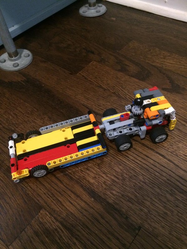 Lego Truck with Trailer