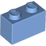 Brick 1 x 2 / Medium Blue