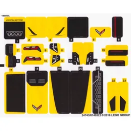 Sticker Sheet for Set 75870-1 / [No Color/Any Color]