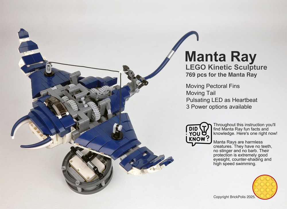 Lego Manta Ray