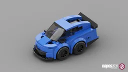 75891 Chevrolet Camaro ZL1 Race Car Chibi Alternate
