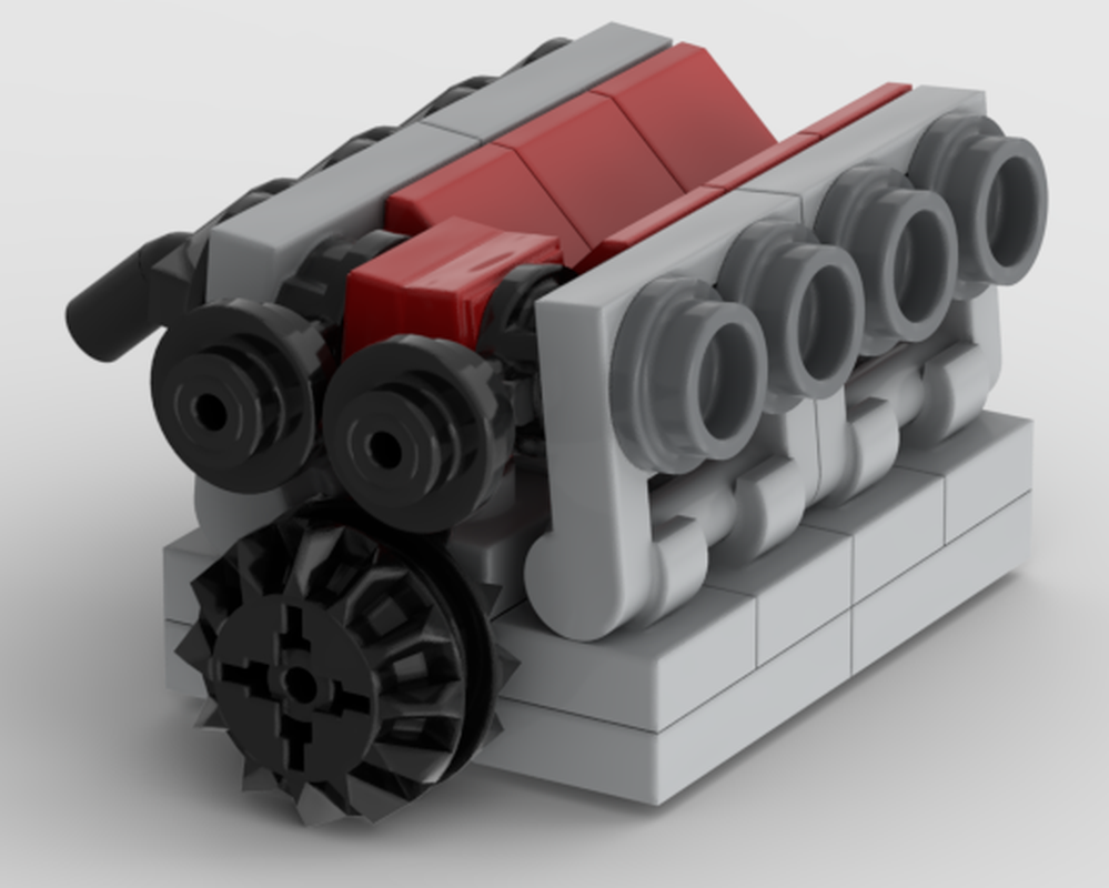 Lego 2.0L Inline Four From Fiat 131 Abarth