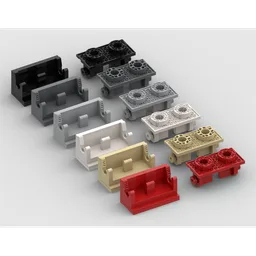 Upscaled hinge brick