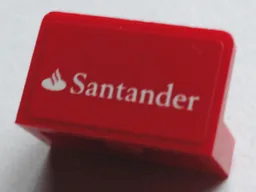 Panel 1 x 2 x 1 with 'Santander' Pattern (Sticker) - Set 75913