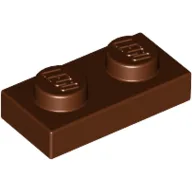 Plate 1 x 2 / Reddish Brown