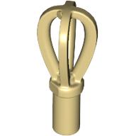 Lego Equipment Whisk with Thick Ring with Anti-roll Notch / Tan