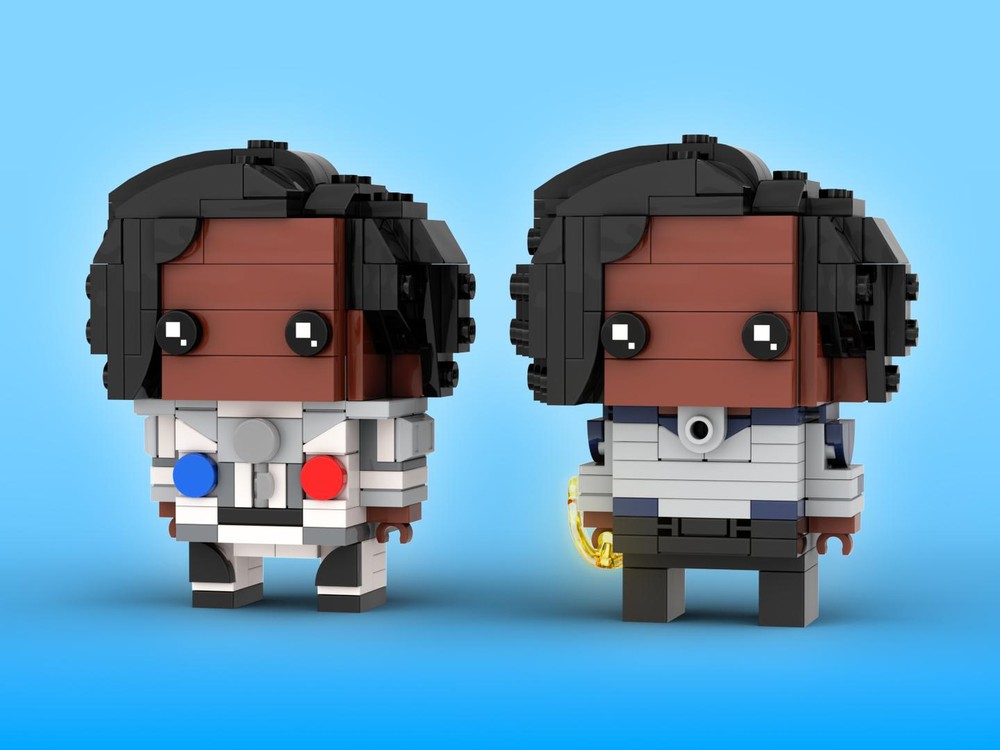 Lego Monica Rambeau Brickheadz LEGO MOC - Marvel Studios WandaVision
