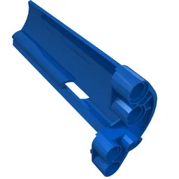 Technic Panel Fairing #21 Large Long, Small Hole, Side B / Blue