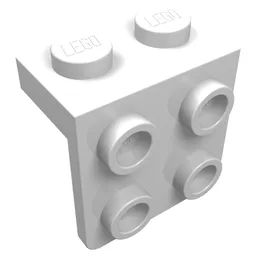 Bracket 1 x 2 - 2 x 2 / White