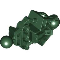 Lego Large Figure Skeletal, Limb, with 2 Ball Joints, and 3 Holes (Vahki) / Dark Green