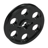 Technic Wedge Belt Wheel [aka Pulley] / Black