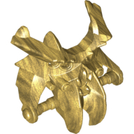 Lego Large Figure Mask, Scarox / Pearl Gold