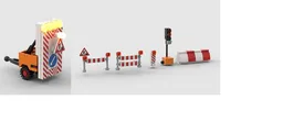 Baustellen Absperrung - Construction site barrier