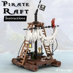 PIRATE RAFT - LEGO PIRATE MOC