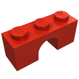 Brick Arch 1 x 3 / Red