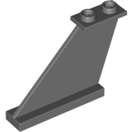 Lego Wing, Tail 4 x 1 x 3 / Dark Bluish Gray