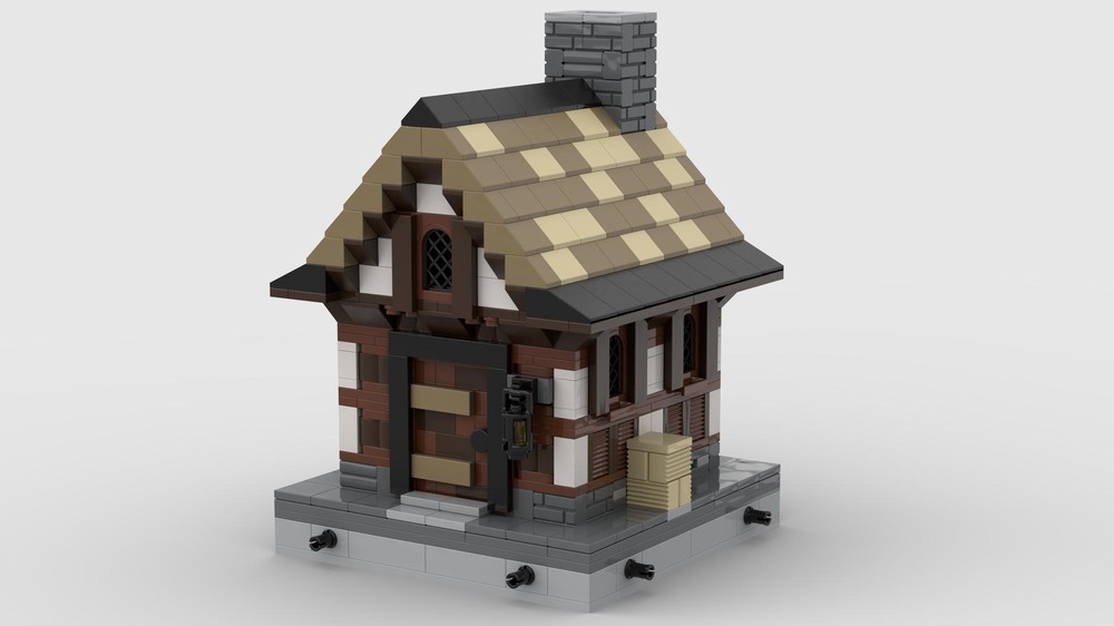 Lego Mini-Medieval-Modulars 01 - "Simple House"