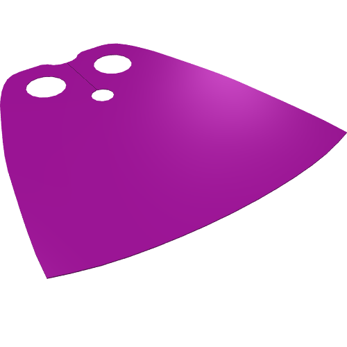 Lego Neckwear Cape, Standard [Traditional Starched Fabric] / Purple