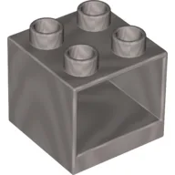 Duplo Cabinet 2 x 2 x 1.5 / Flat Silver