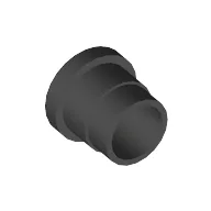 Technic Hub / Handle 1 x 1 / Black