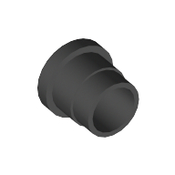 Lego Technic Hub / Handle 1 x 1 / Light Bluish Gray