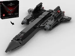 Lockheed SR-71 Blackbird - Alternate Build of 75406 Kylo's Command Shuttle