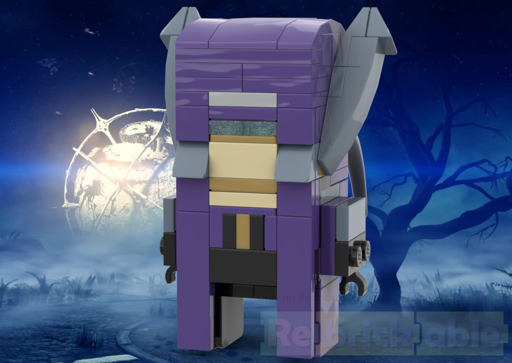 Lego Lotus BrickHead - Warframe
