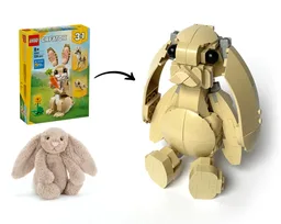 Bashful Bunny Jellycat Creator 3-in-1 Cute Bunny 31162 Alt Build