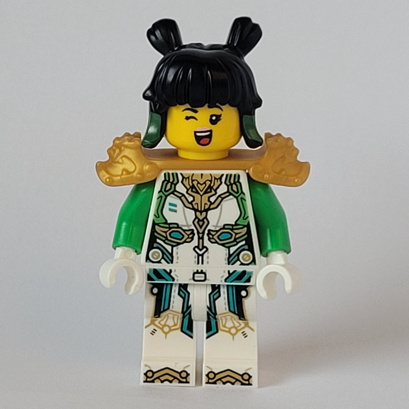Lego Mei, White Armor, Pearl Gold Should Guard