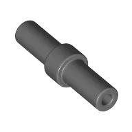Bar 2L with Stop in Center / Dark Bluish Gray