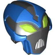 Large Figure Head, Big Chill with Black Face Print / Blue
