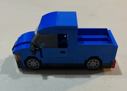 Small blue pickup
