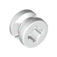 Wheel 8 x 6 with Slot / White