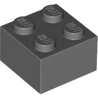 Brick 2 x 2 / Dark Bluish Gray