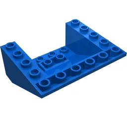 Brick Sloped Inverted 33° 5 x 6 x 2 / Blue