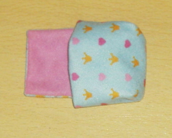 Lego Duplo Sleeping Bag / Baby Pouch with Hearts and Crowns Print