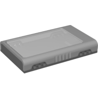 Lego Solar Cell / Panel, with Light Bluish Gray Top / Dark Bluish Gray