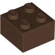 Brick 2 x 2 / Brown