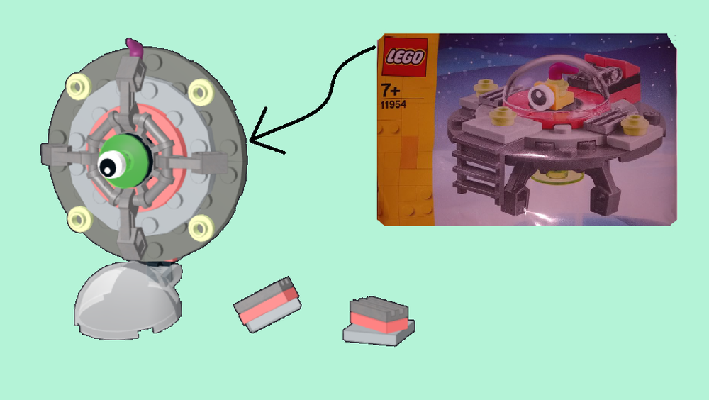 Lego Giant Cyclops and Drones (11954)