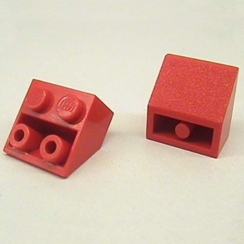 Lego Brick Sloped Inverted 45° 2 x 2 [Round Bottom Pin]