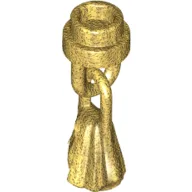 Tassel with 1 x 1 Round Stud / Pearl Gold