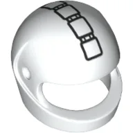 Helmet, Standard with 5 Square Buttons Print