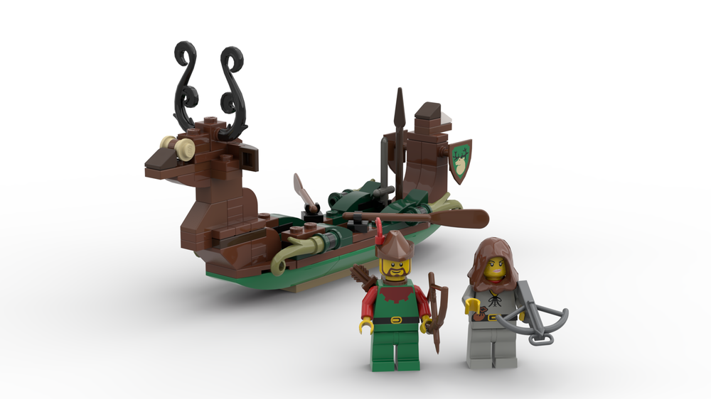Lego Forestmen's Longboat
