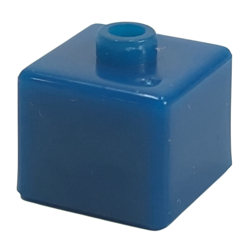 Lego Pen Bead, Square / Dark Blue