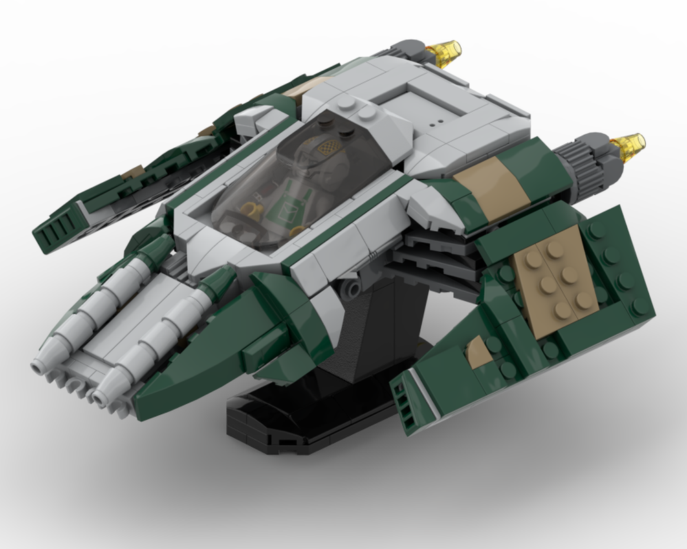 Lego Cutlass 9 Sharp Spiral Hutt / Separatist Starfighter ( Saesee Tin )
