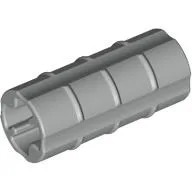 Technic Axle Connector Ridged [with x Hole x Orientation] / Pearl Very Light Gray
